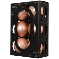 Set di 6 palline di Natale in vetro (D80 mm) Boreale Pesca