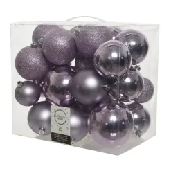 Set di 26 palline di Natale Lara Lilla