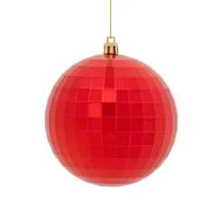 Set di 14 Palline di natale Specchio Rosso
