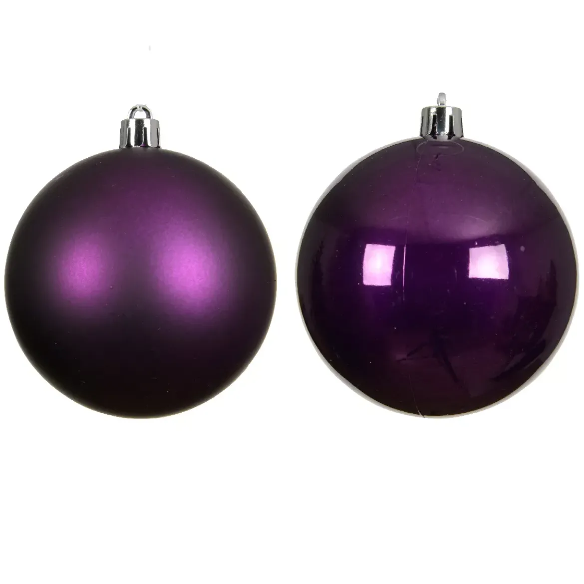 Set di 4 palline di Natale unite (D100 mm) Aravis Fico