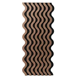 Set di 4 pannelli murali in legno Amani (60 cm) Naturale