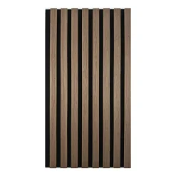 Set di 4 pannelli murali in legno (60 cm) Yaro Naturale