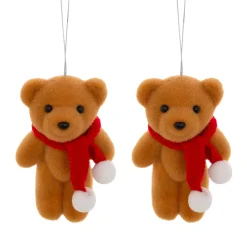 Set di 2 pendenti (H12 cm) Orsetti carini Marrone chiaro