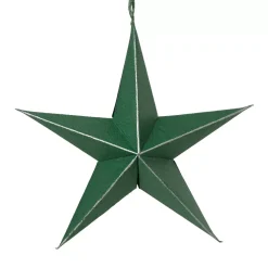 Set di 4 pendenti in carta (D15 cm) Astre de Papier Verde rosmarino