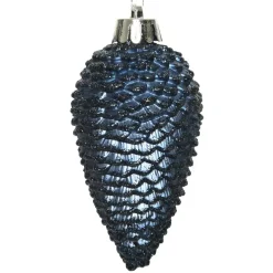 Set di 6 pigne Alpine Blu notte