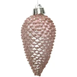 Set di 6 pigne Alpine Rosa cipria