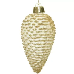 Set di 6 pigne con clip Bianco panna