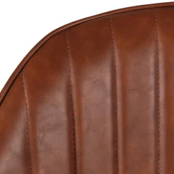Set di 2 poltrone in similpelle (seduta 47 cm) Juno Marrone scuro