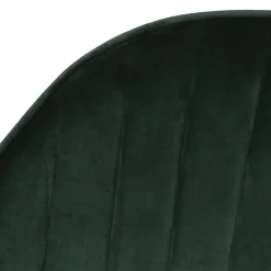 Set di 2 poltrone in velluto (seduta 47 cm) Juno Verde scuro