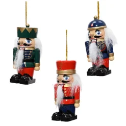 Set di 3 schiaccianoci in legno (H9 cm) Vodka Multicolore