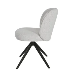 Set di 2 sedie da pranzo girevoli (seduta 51 cm) Spina Beige