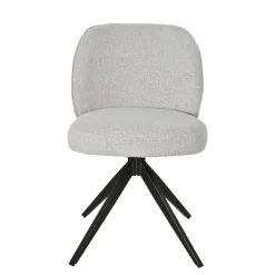 Set di 2 sedie da pranzo girevoli (seduta 51 cm) Spina Beige