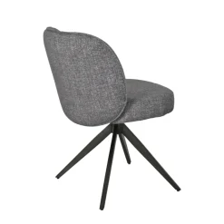 Set di 2 sedie da pranzo girevoli (seduta 51 cm) Spina Grigio