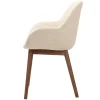 Set di 2 sedie da pranzo in tessuto (seduta 48 cm) Elia Beige