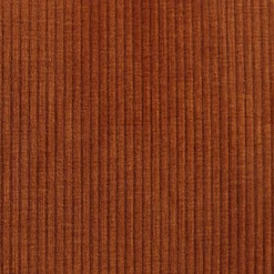 Set di 2 sedie da pranzo in velluto a coste (seduta 49 cm) Orka Cognac
