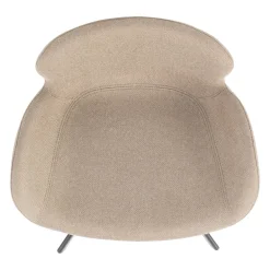 Set di 2 sedie per isola centrale con schienale (Altezza seduta 65cm) Pema Grigio chiaro