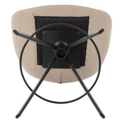 Set di 2 sedie per isola centrale con schienale (Altezza seduta 65cm) Pema Grigio chiaro