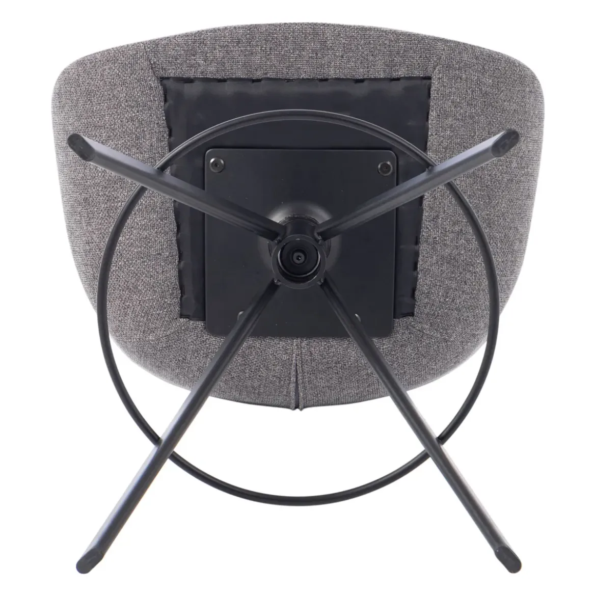 Set di 2 sedie per isola centrale con schienale (seduta 65cm) Pema Grigio scuro