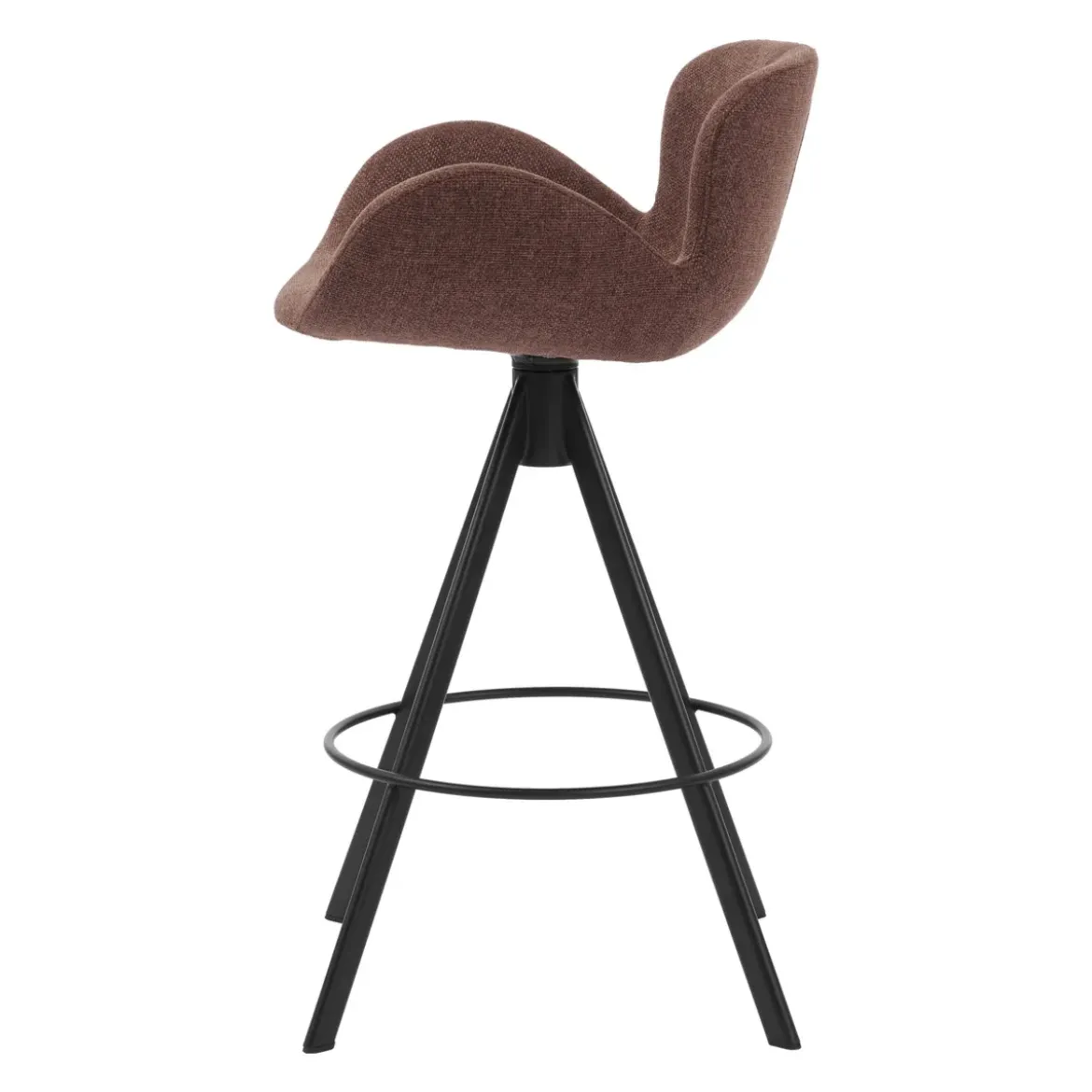 Set di 2 sedie per isola centrale con schienale (Altezza seduta 65cm) Pema Bordeaux