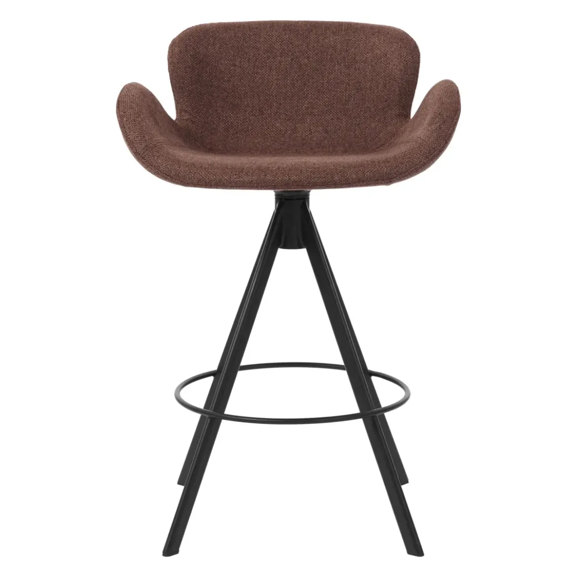 Set di 2 sedie per isola centrale con schienale (Altezza seduta 65cm) Pema Bordeaux