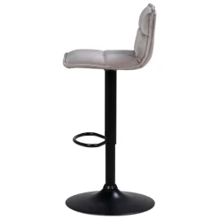 Set di 2 sgabelli da bar girevoli con schienale regolabile in altezza (seduta da 63 a 84 cm) Carly Tortora