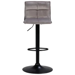 Set di 2 sgabelli da bar girevoli con schienale regolabile in altezza (seduta da 63 a 84 cm) Carly Tortora