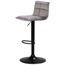 Set di 2 sgabelli da bar girevoli con schienale regolabile in altezza (seduta da 63 a 84 cm) Carly Tortora