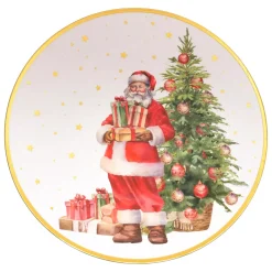 Set di 12 sottopiatti Babbo Natale e regali
