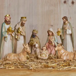 Set di 8 statuine (Altezza 9 cm) di Gioia