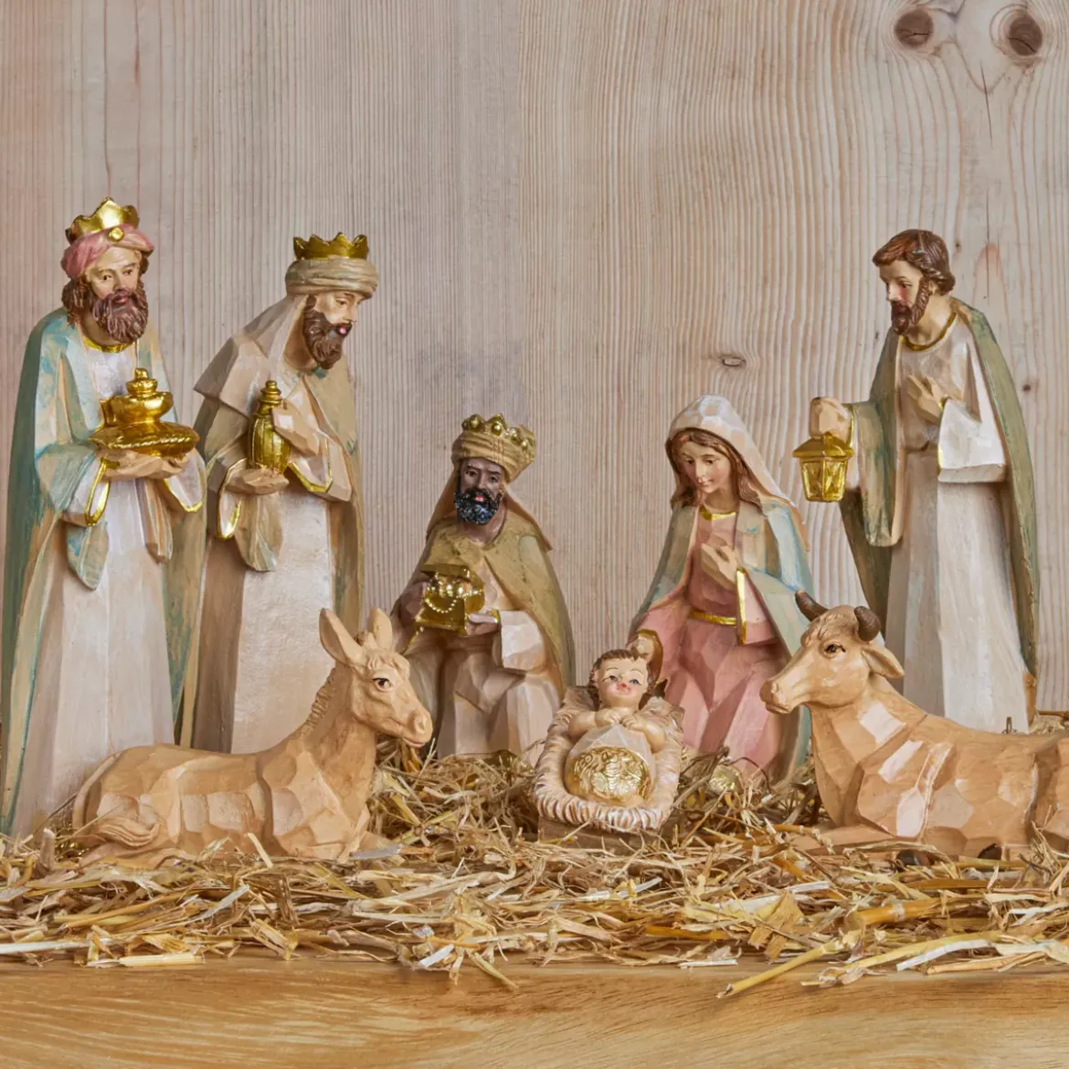 Set di 8 statuine (Altezza 9 cm) di Gioia