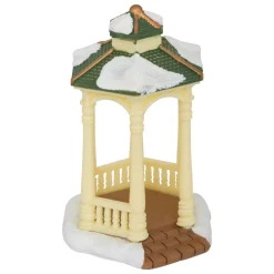 Set di 5 statuine e accessori per Villaggio di Natale (H22 cm) Musica e chiosco
