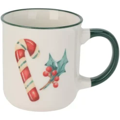 Set di 4 Tazze di Natale Dolce Natale Multicolore