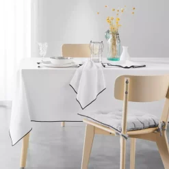 Set di 3 tovaglioli cotone riciclato Mistraline Bianco