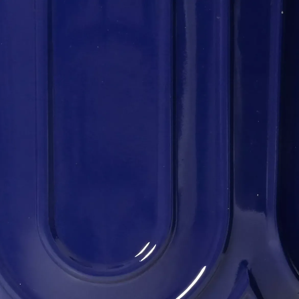 Set di 3 vasi da esterno rotondi (H36-30-24 cm) Milo Blu reale