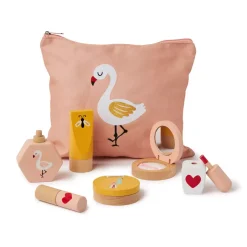 Set trucco in legno Cigno Rosa