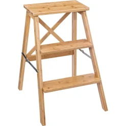 Sgabello 3 gradini Bambù