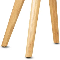 Sgabello da divano in rovere (50 cm) Bilbao Naturale