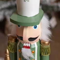 Soldatino di legno Schiaccianoci (H50 cm) Viktor Verde