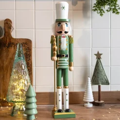 Soldatino di legno Schiaccianoci (H50 cm) Viktor Verde