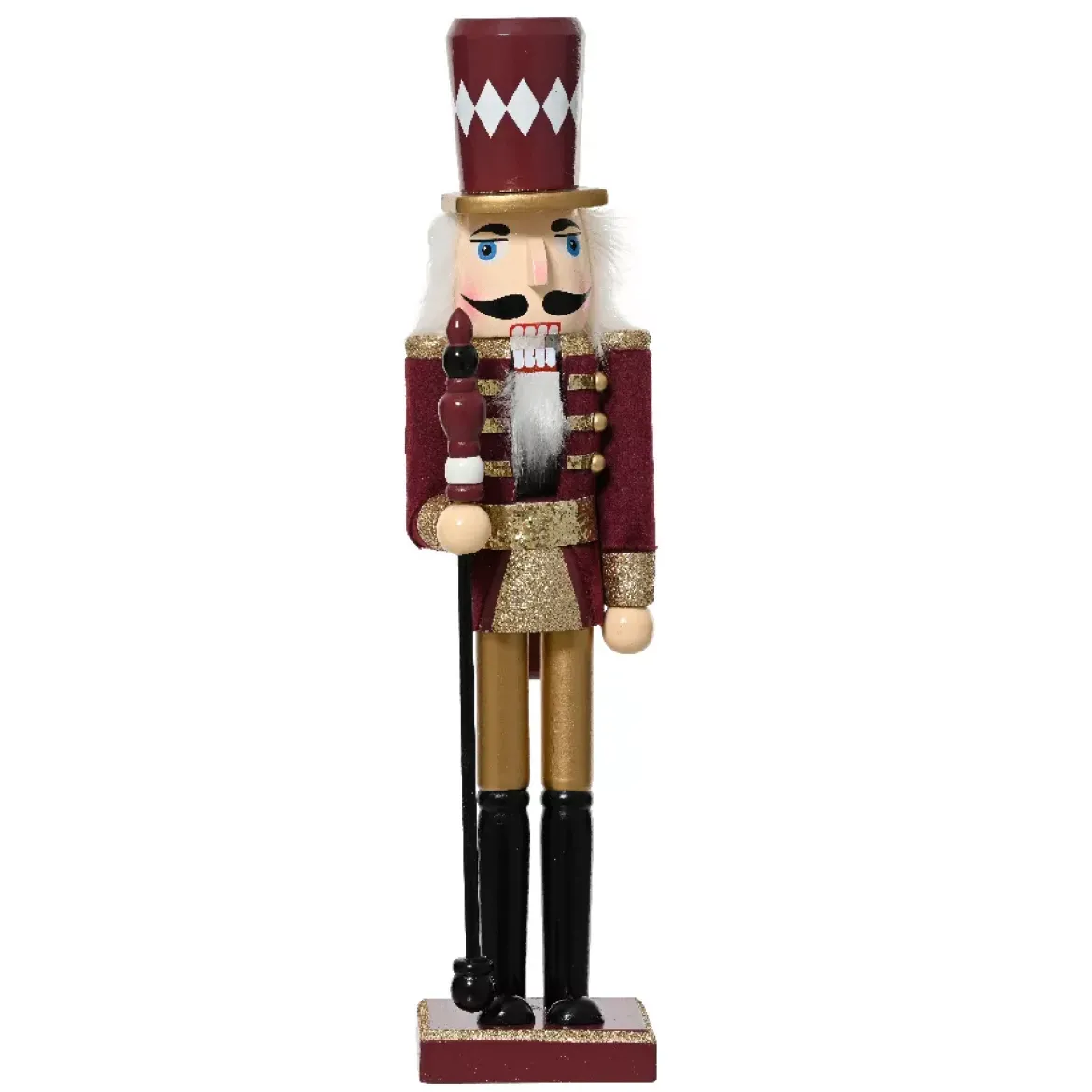 Soldato Schiaccianoci in legno (H38 cm) Edouard Imperiale Vino