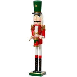 Soldato Schiaccianoci in legno (H50 cm) Gaby e il suo tamburo Imperiale