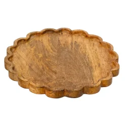 Sottopiatto in legno di mango (D30 cm) Stile campagna Naturale