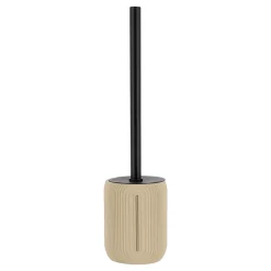 Spazzola WC con coperchio Minimalist geometrica Beige tortora
