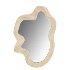 Specchio da parete con cornice in legno (90 cm) Amarosa Marrone