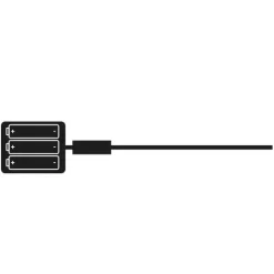 Stalattite luminosa con pile 7 m 192 LED Durawise Bianco freddo