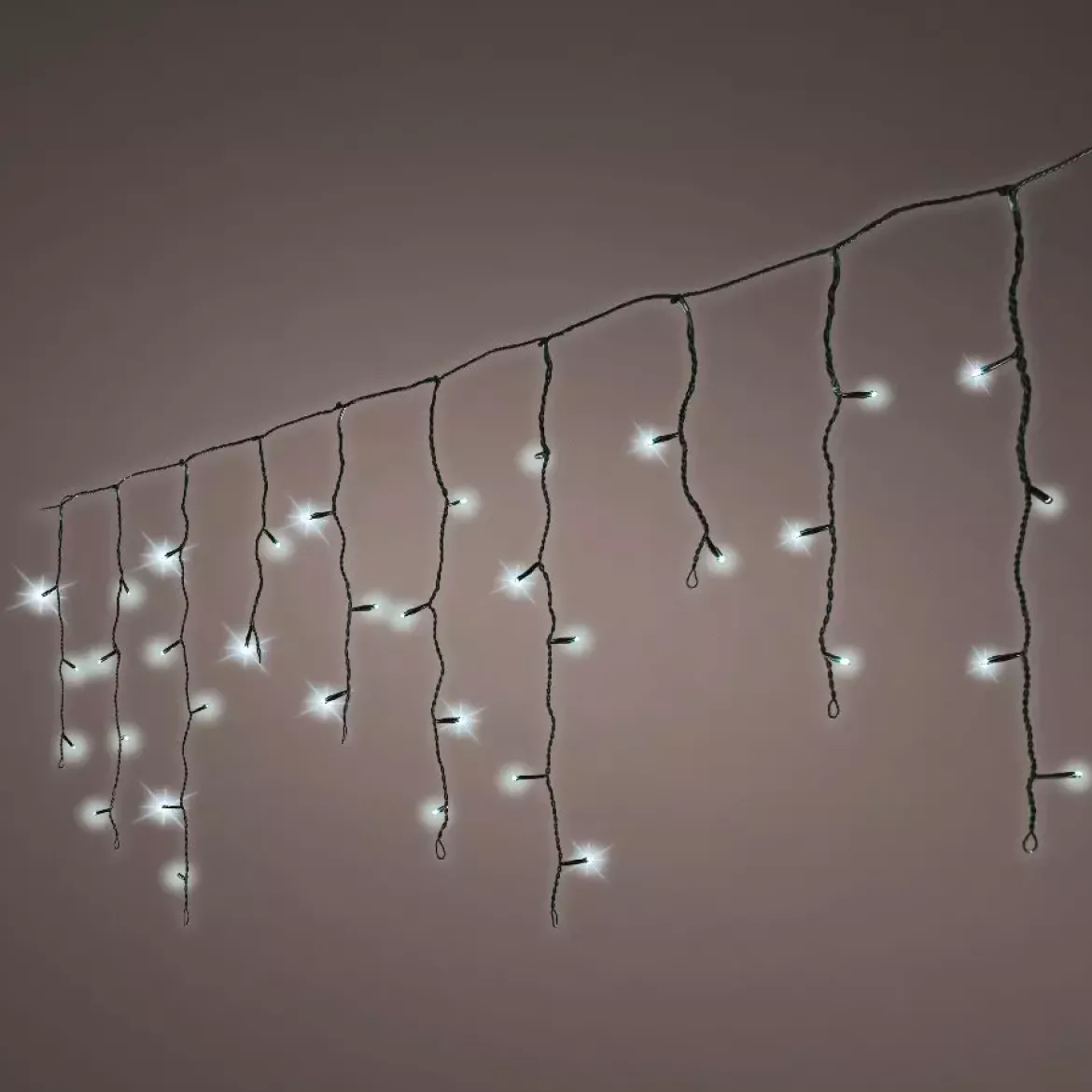 Stalattite luminosa lung.7,50 m Bianco freddo 175 LED CN