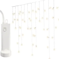 Stalattite luminosa 7 m 192 LED Durawise Bianco caldo
