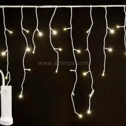 Stalattite luminosa 7 m 192 LED Durawise Bianco caldo
