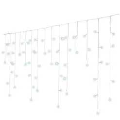 Stalattite luminosa Timer lung.20 m Bianco freddo 630 LED Stars XL CB Grande altezza