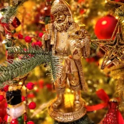 Statuina Babbo Natale (18 cm) Oro